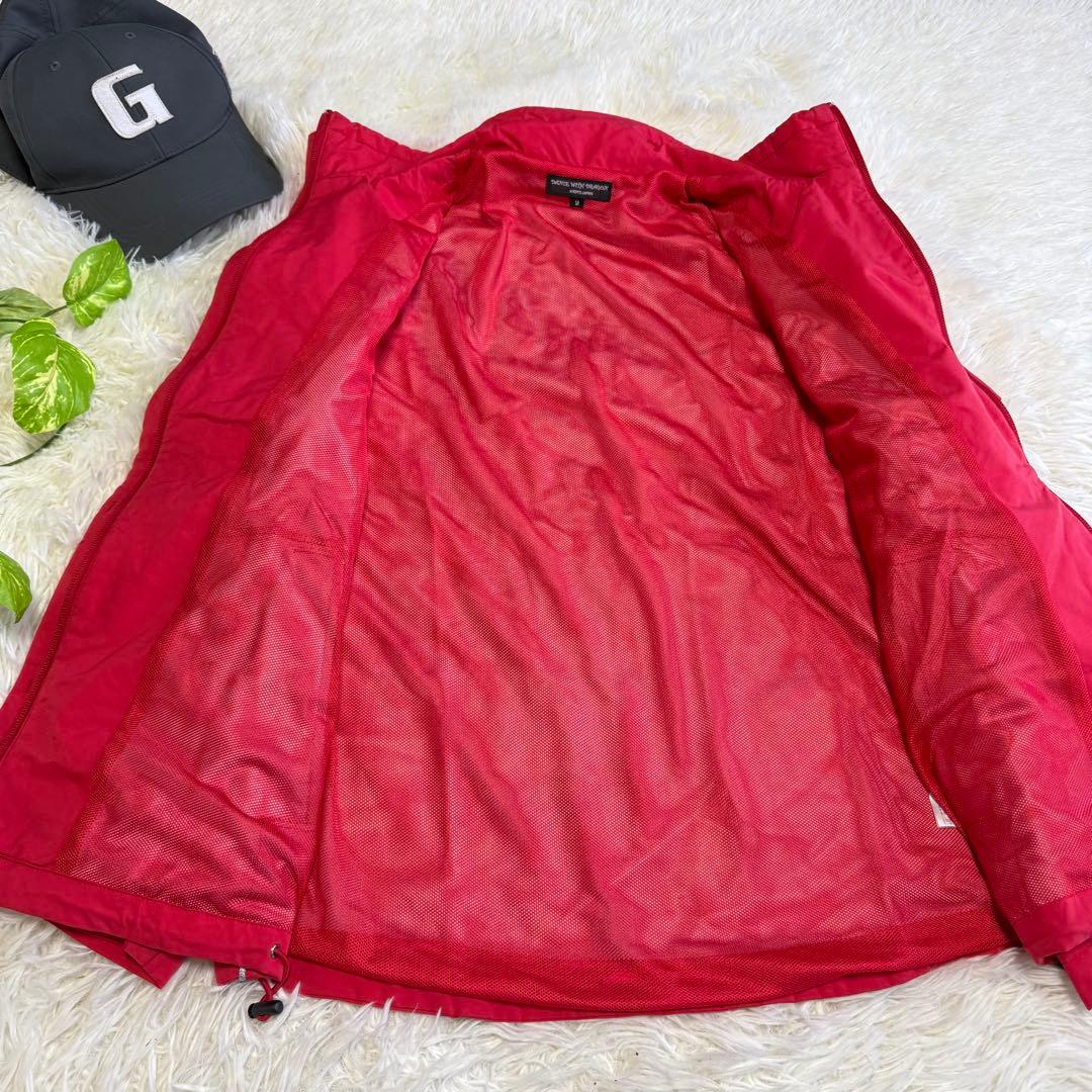 【ダンスウィズドラゴン】美品 レインウェア レッド 上下 Mサイズ メンズ