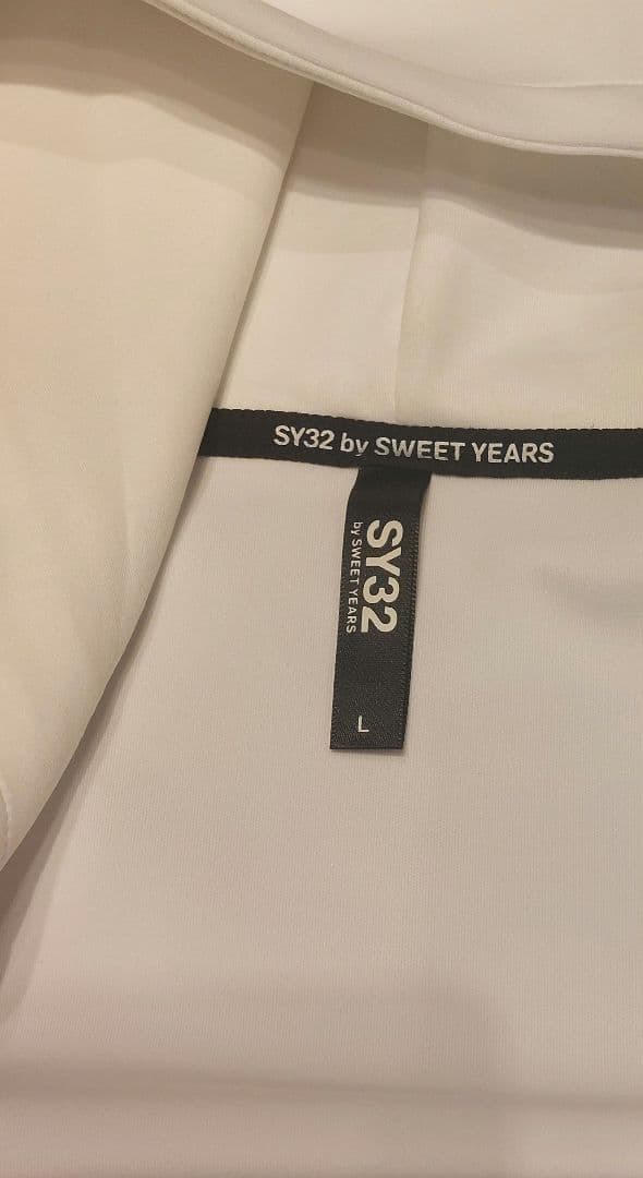 SY32 セットアップ 長袖 長ズボン Lサイズ ホワイト 美品 値下げ可