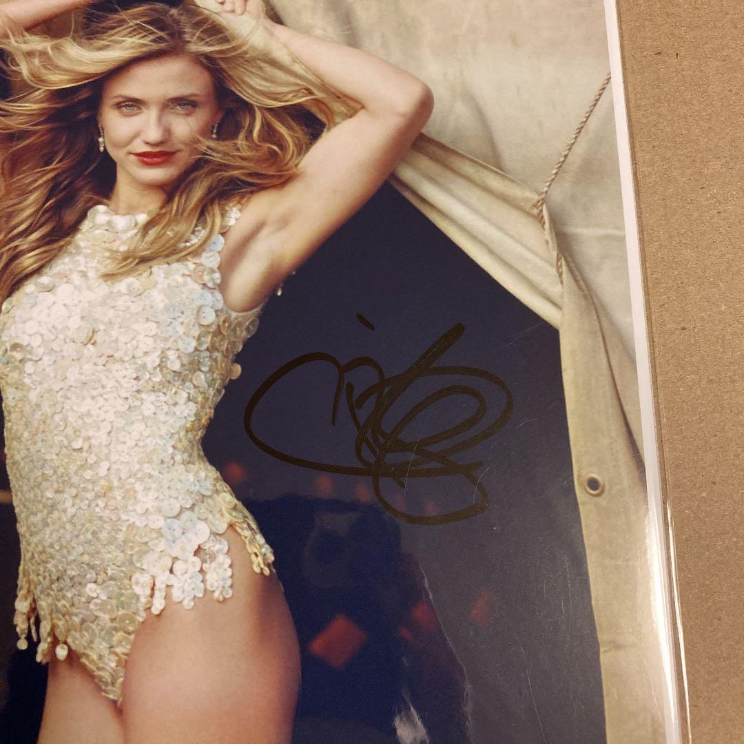 キャメロン・ディアスさん直筆サイン入りフォト